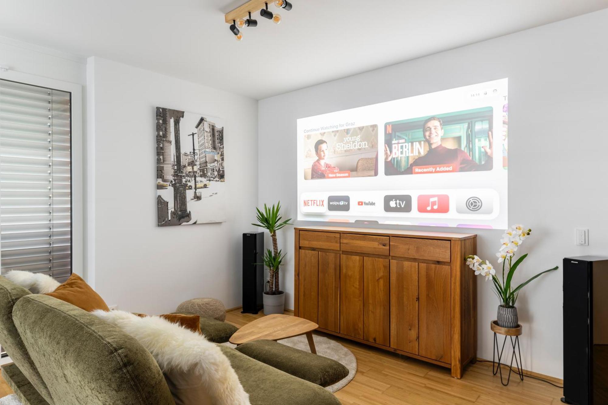 גראץ Edler Wohnraum Panoramablick 3 Sz Boxspringbetten, E-Ladestation, Kaffeevollautomat, Klima, Lift, Terrasse & 2Xtg מראה חיצוני תמונה